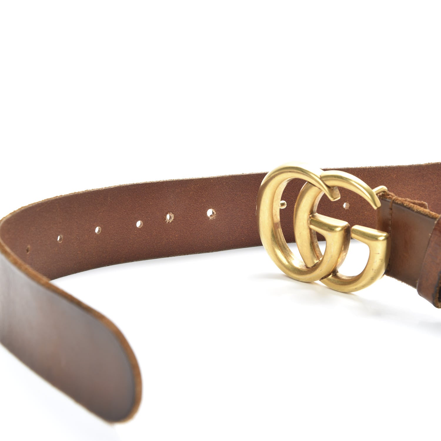 Gucci Faded Calfskin Double G 40mm Belt 85 34 Cuir 5 of 5