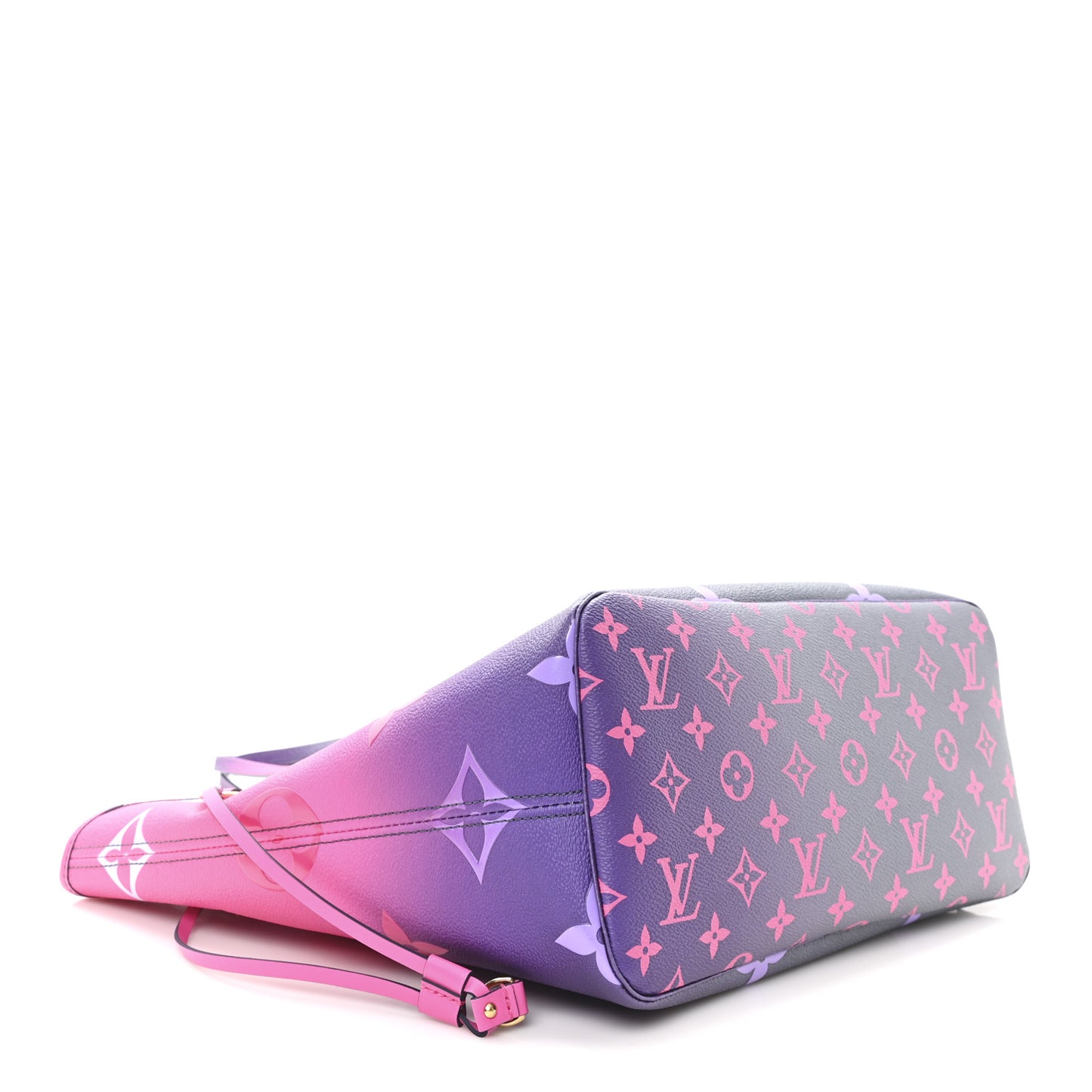 Monogram Giant Spring In The City Neverfull MM Midnight Fuchsia