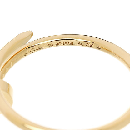Cartier 18K Yellow Gold Small Juste Un Clou Ring 59 8.75 5 of 6