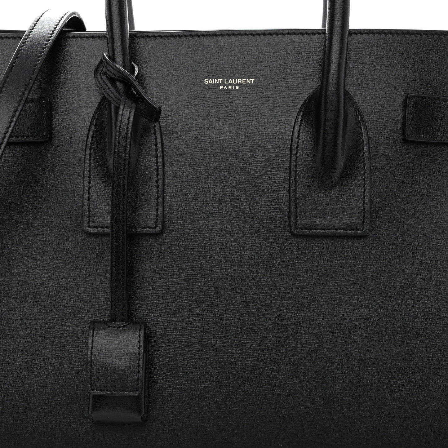 Calfskin Small Sac De Jour Black