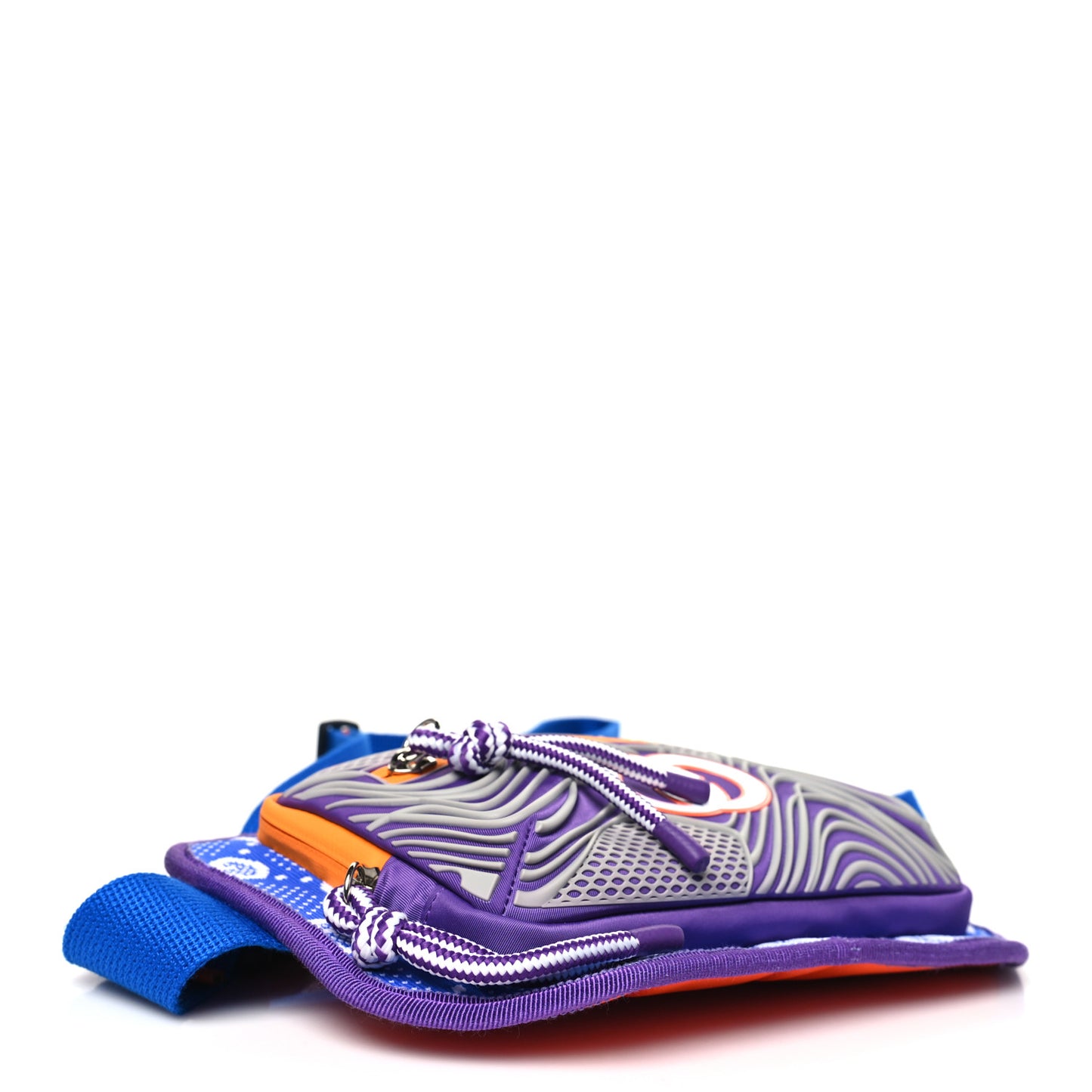 Jersey GG Monogram All Over Sporty Belt Bag Grey White Multicolor