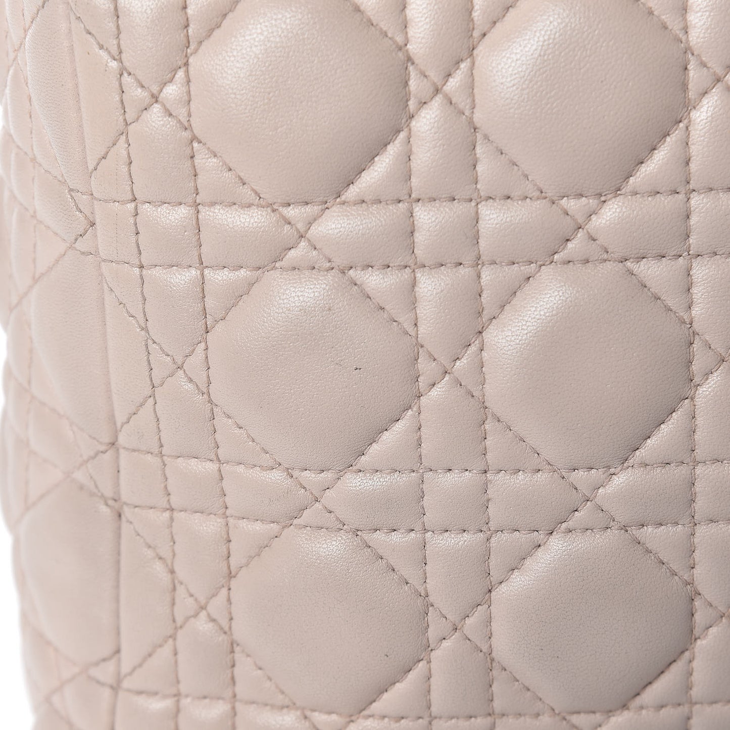 Lambskin Cannage Medium Lady Dior Light Pink