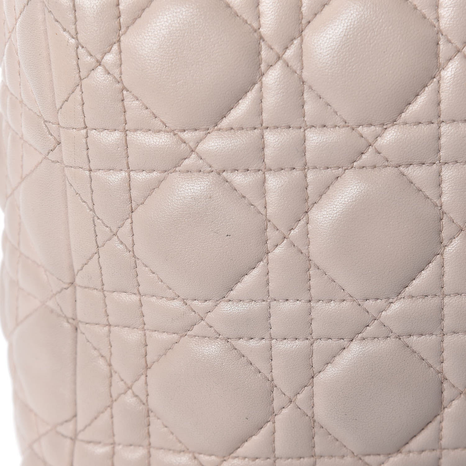 Christian Dior Lambskin Cannage Medium Lady Dior Light Pink 17 of 32