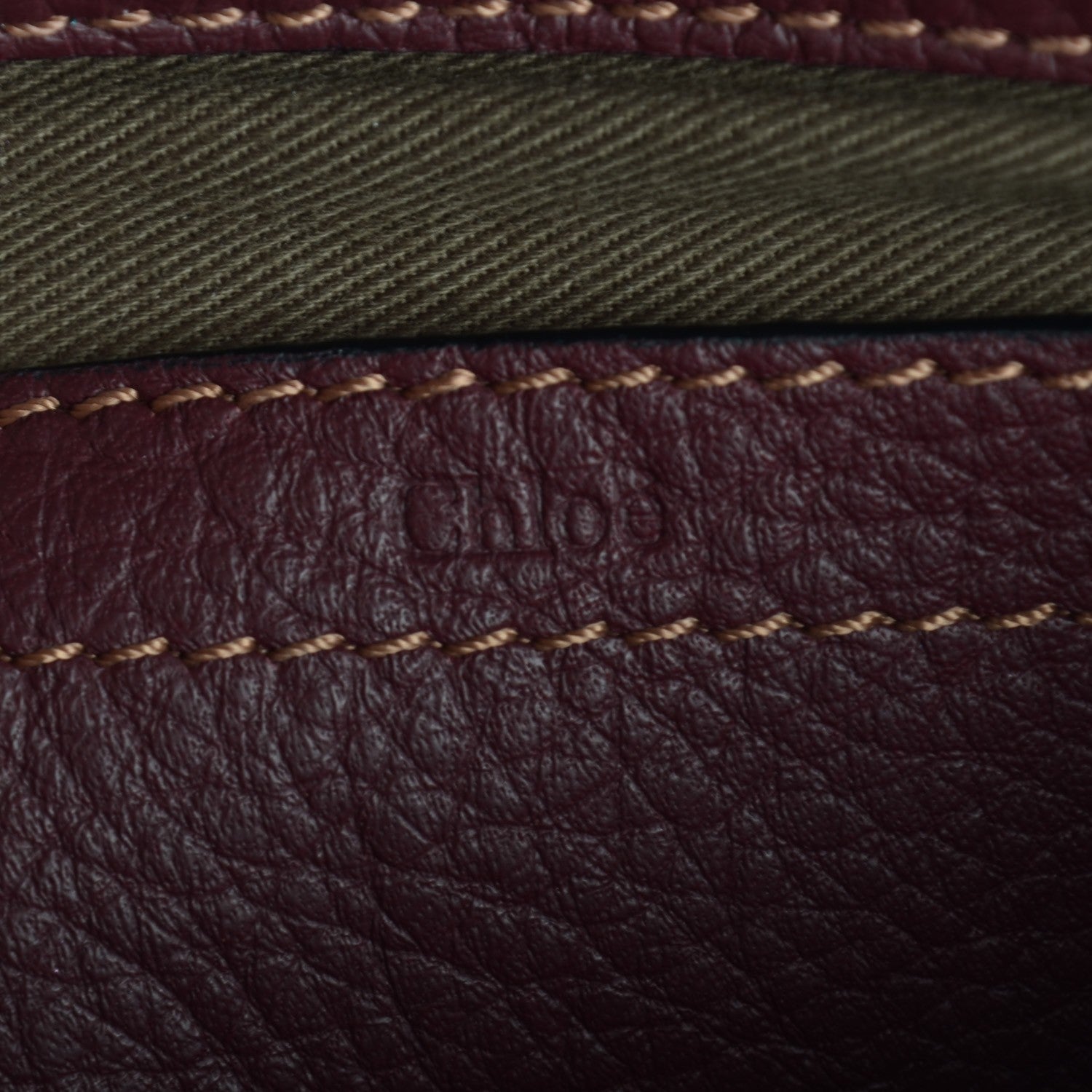 Chloe Calfskin Mini Marcie Round Crossbody Bag Dark Velvet 7 of 9