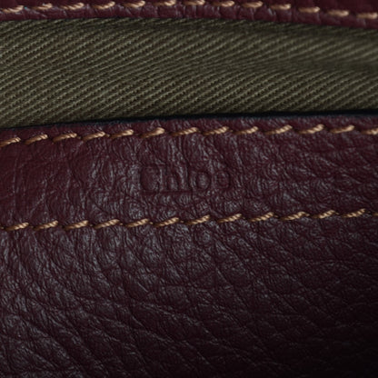 Chloe Calfskin Mini Marcie Round Crossbody Bag Dark Velvet 7 of 9