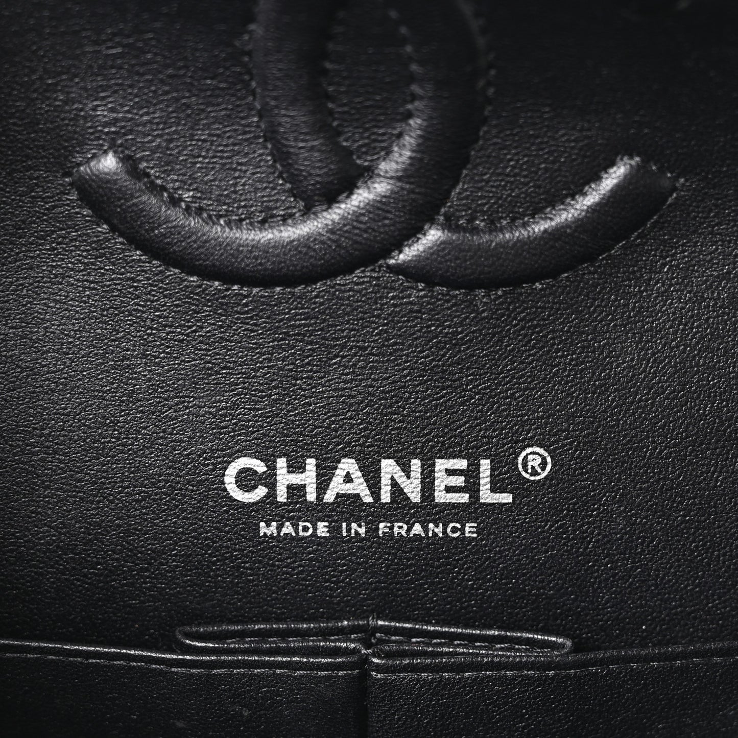 Lambskin Quilted Medium Double Flap So Black