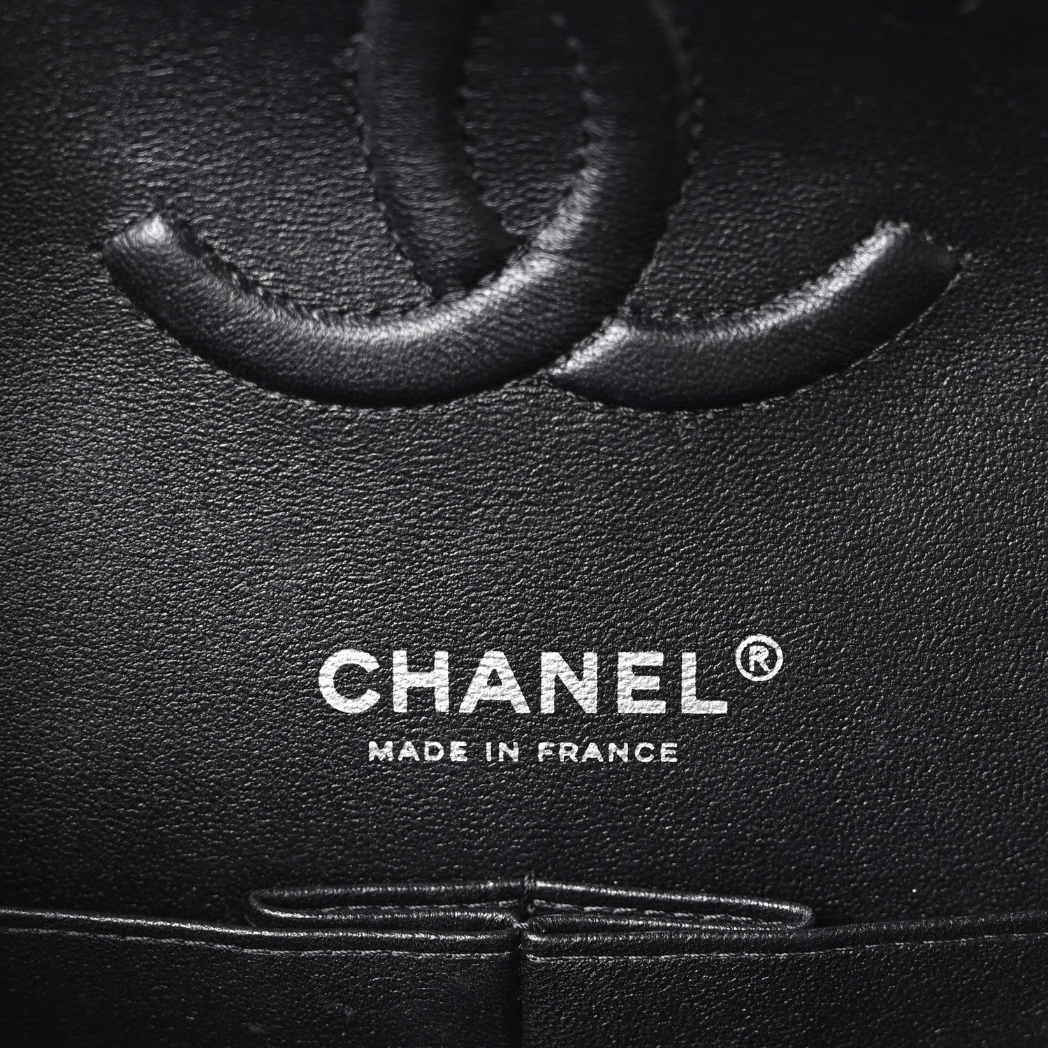 Chanel Lambskin Quilted Medium Double Flap So Black 6 of 10