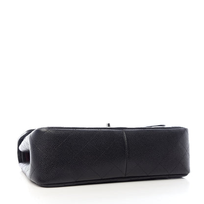 Chanel Caviar Quilted Jumbo Double Flap Black 4 of 10