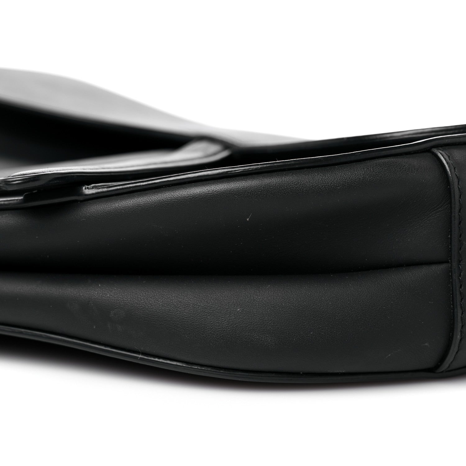 Christian Dior Ultra Matte Calfskin Saddle Bag Black 9 of 16