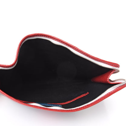 Balenciaga Agneau Arena Multicolore Bazar Pouch Grey White Black Red Blue 5 of 9