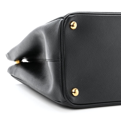 Prada Saffiano Lux Medium Galleria Double Zip Tote Black 12 of 18