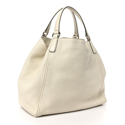 Gucci Pebbled Calfskin Medium Soho Shoulder Bag Off White 3 of 10