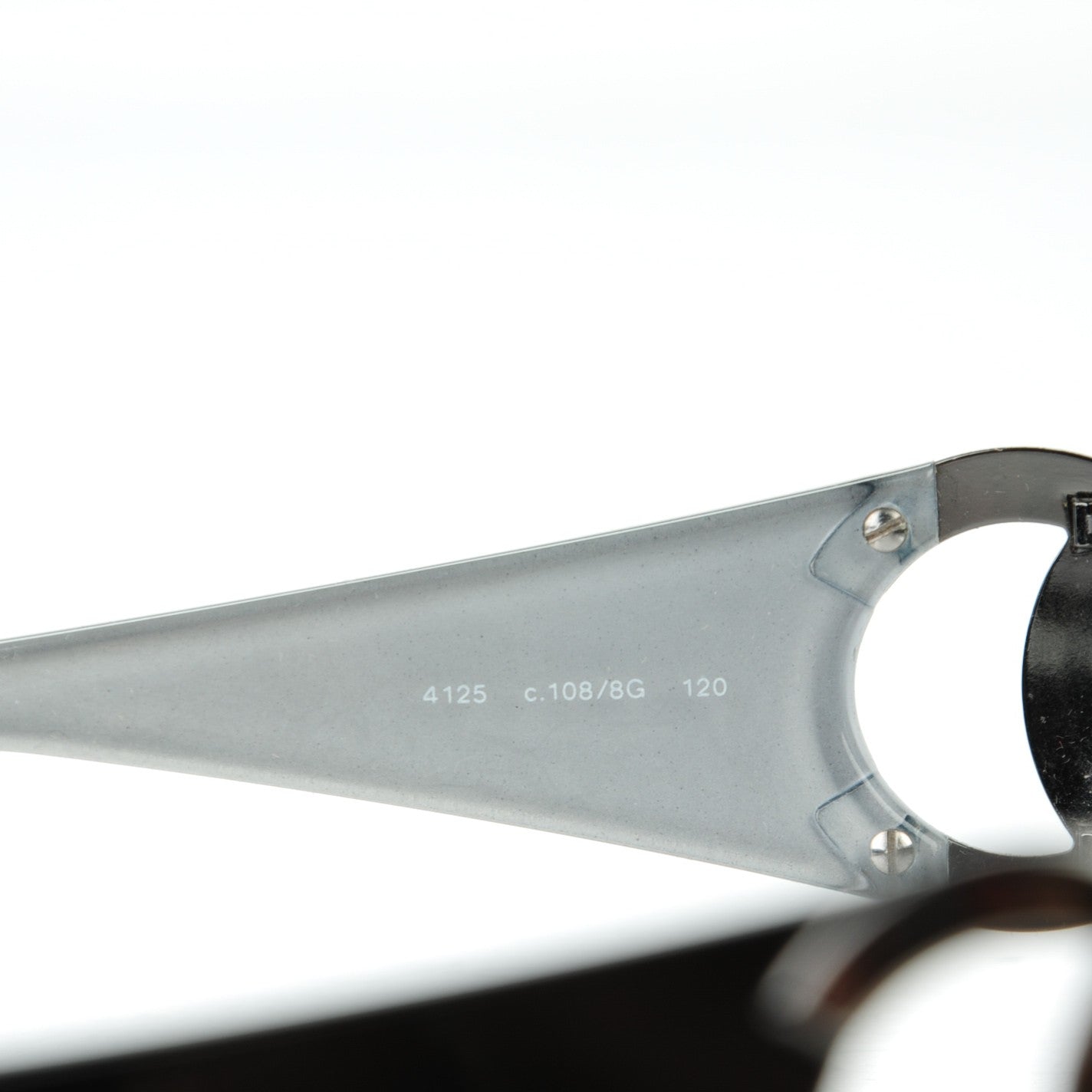 Frameless CC Logo Sunglasses 4125 Black