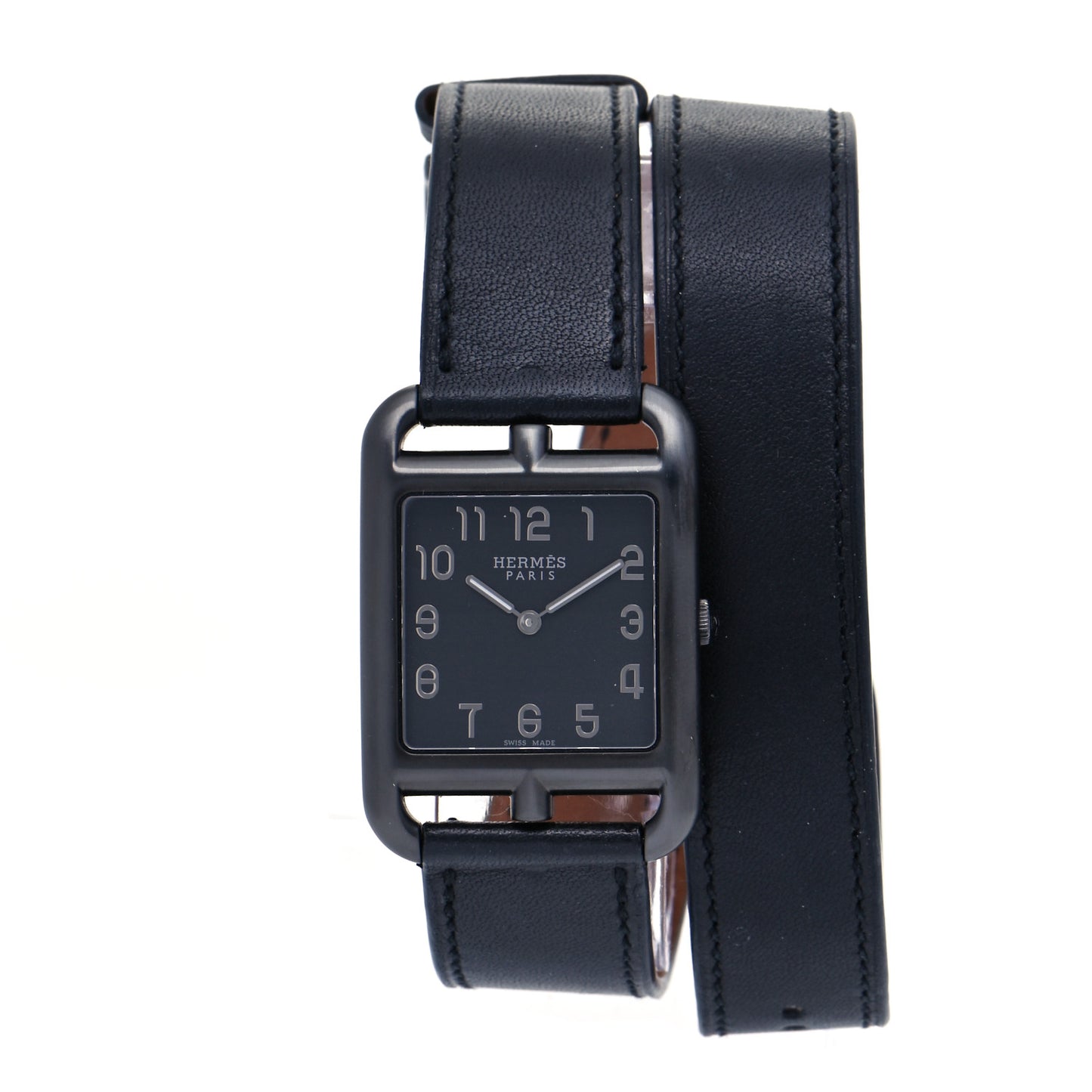 PVD Stainless Steel Barenia 29mm Cape Cod Double Tour Quartz Watch Noir