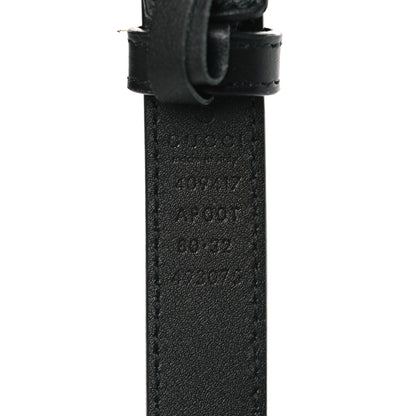 Gucci Calfskin Double G 20mm Belt 80 32 Black 4 of 5