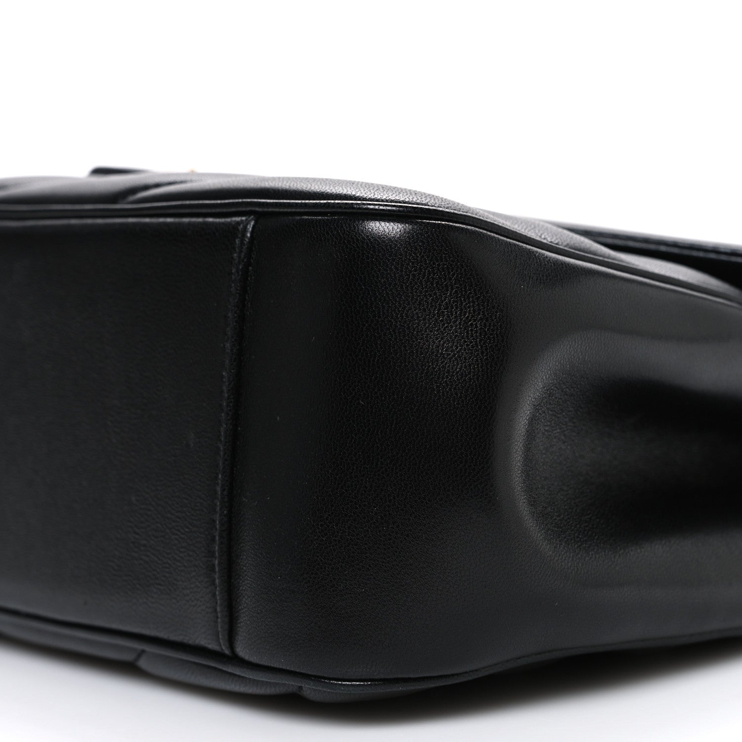 Saint Laurent Lambskin Chevron Quilted Medium Loulou Black 11 of 11