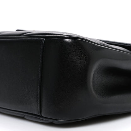 Saint Laurent Lambskin Chevron Quilted Medium Loulou Black 11 of 11