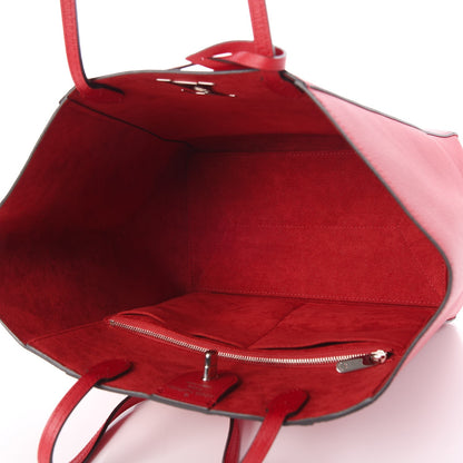 Louis Vuitton Calfskin Lockme Cabas Rubis 5 of 10