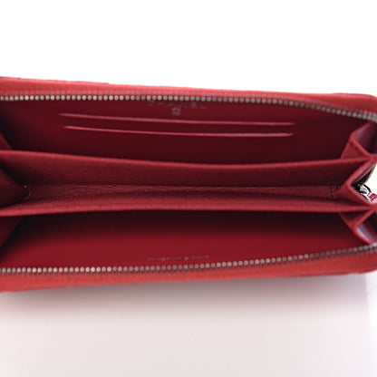 Chanel Patent Goatskin Paris Dallas Zip Around Wallet Red 5 of 9