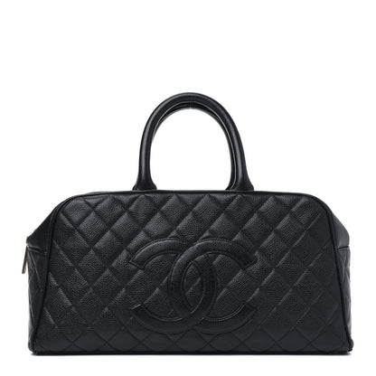 Chanel Caviar Quilted Large Bowler Black 1 of 17