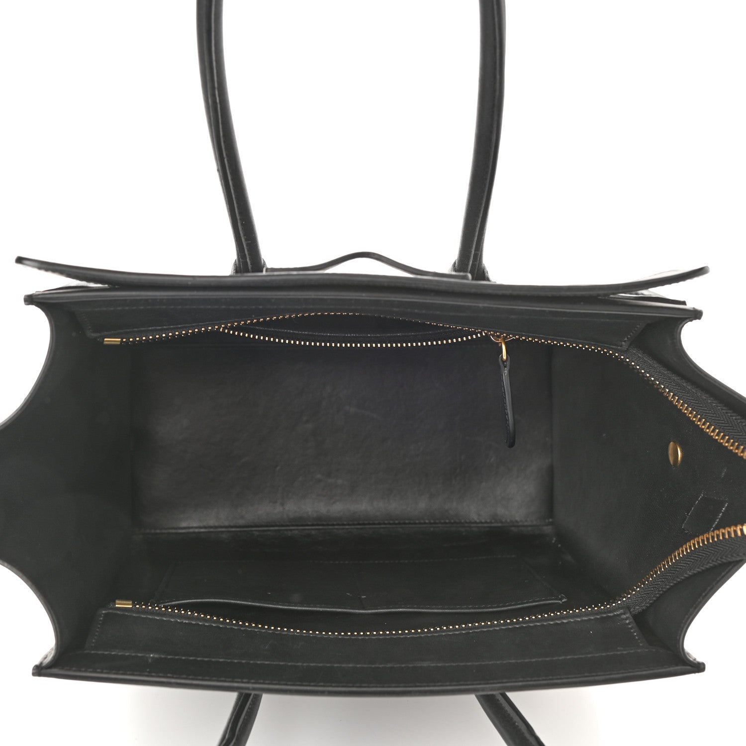 Celine Smooth Calfskin Micro Luggage Black 5 of 8