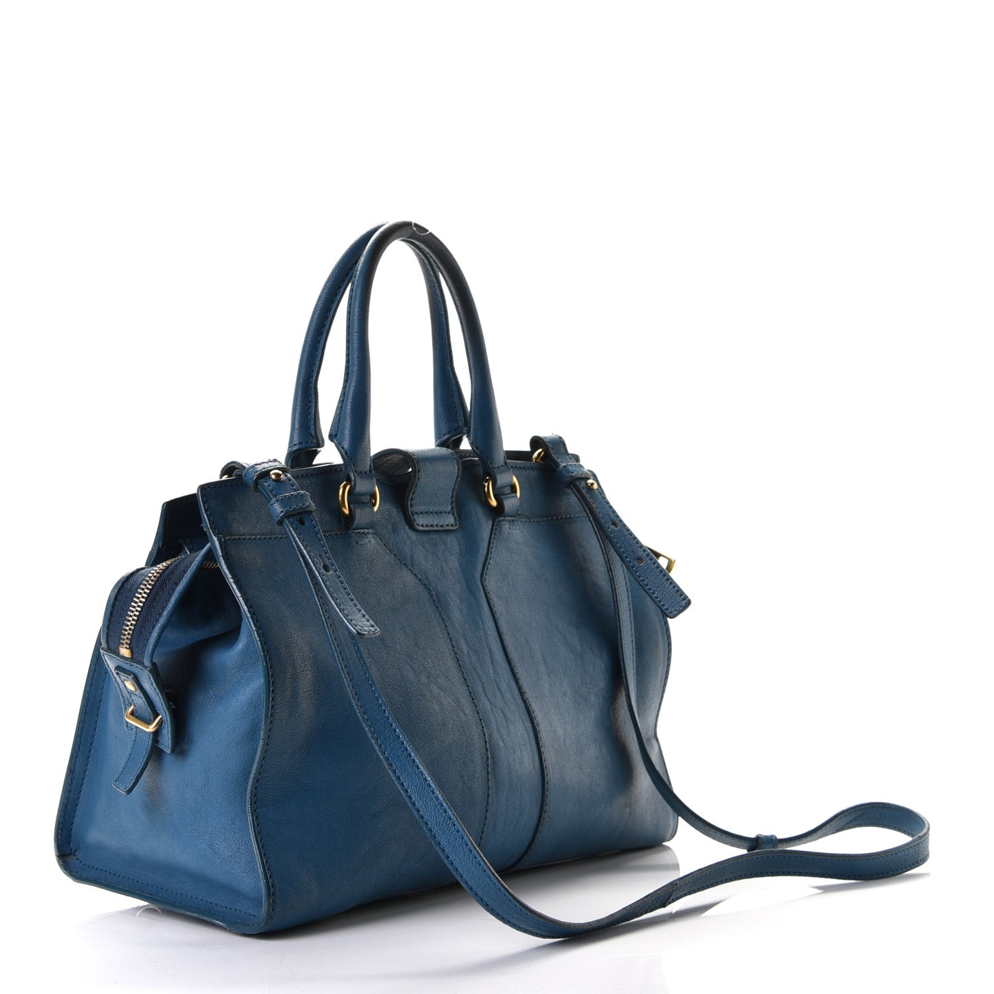 Sheepskin Small Cabas ChYc Blue