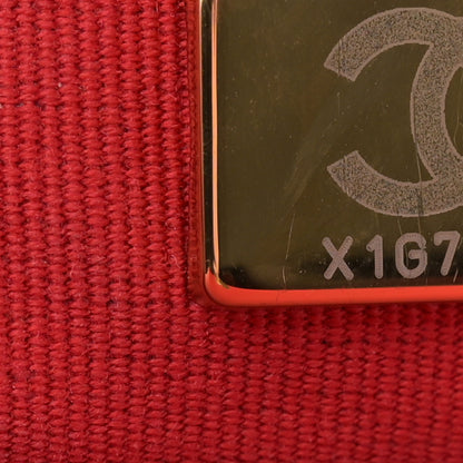 Chanel Lambskin Plexiglass Quilted Coco Love Flap Red 7 of 13