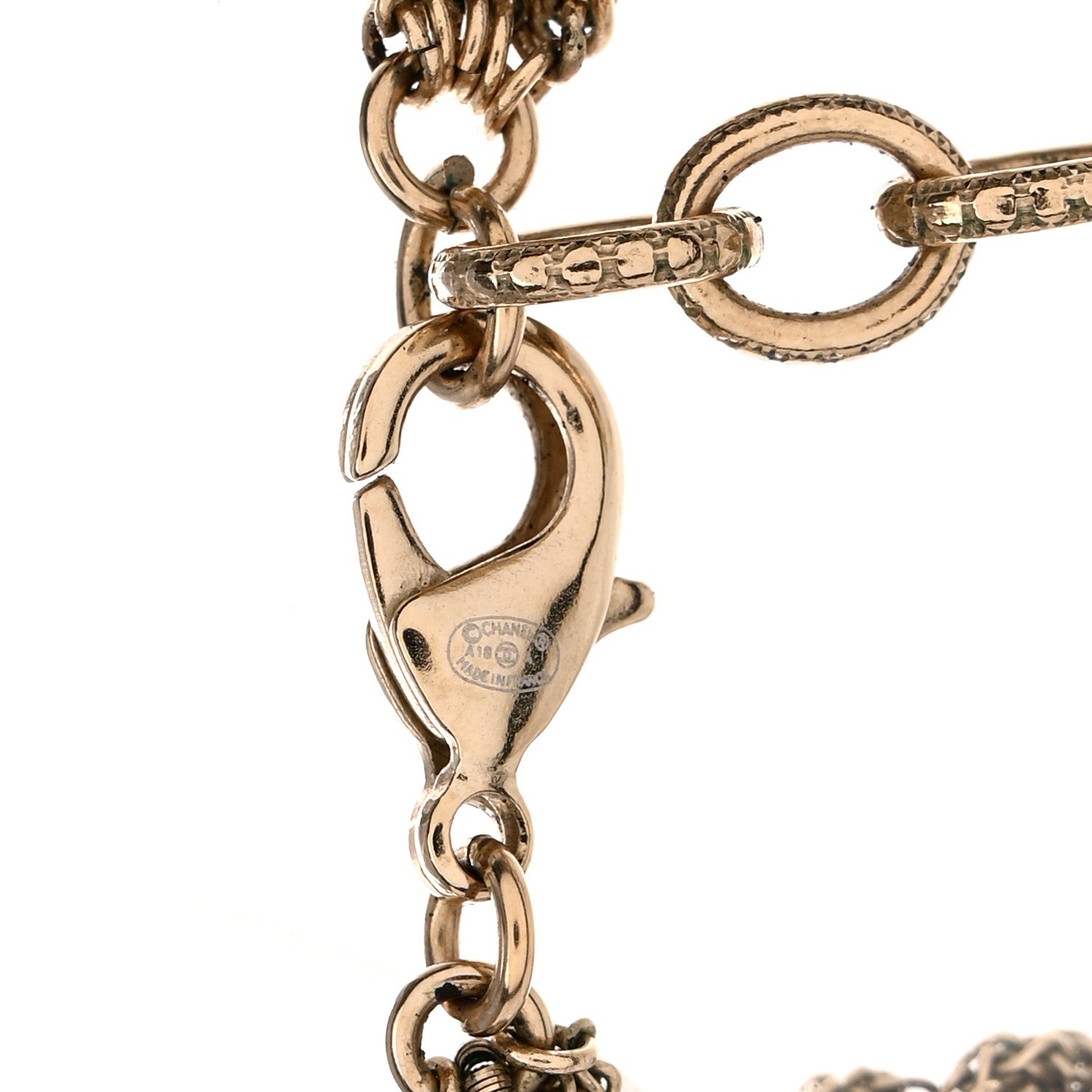 Chanel Pearl CC Chain Multi Strand Necklace Gold 6 of 6