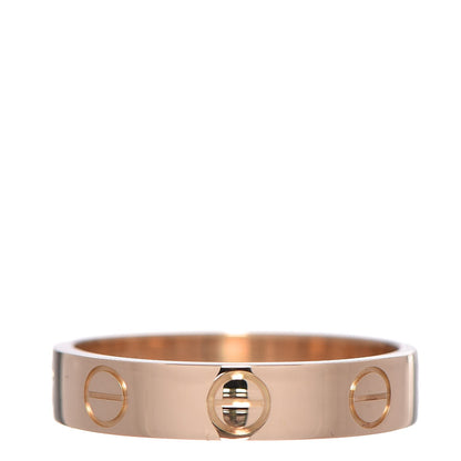 Cartier 18K Yellow Gold 3.5mm LOVE Wedding Band Ring 48 4.5 1 of 4