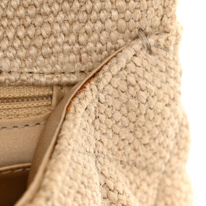 Chanel Tweed Raffia Coco Country Jumbo Flap 11 of 11