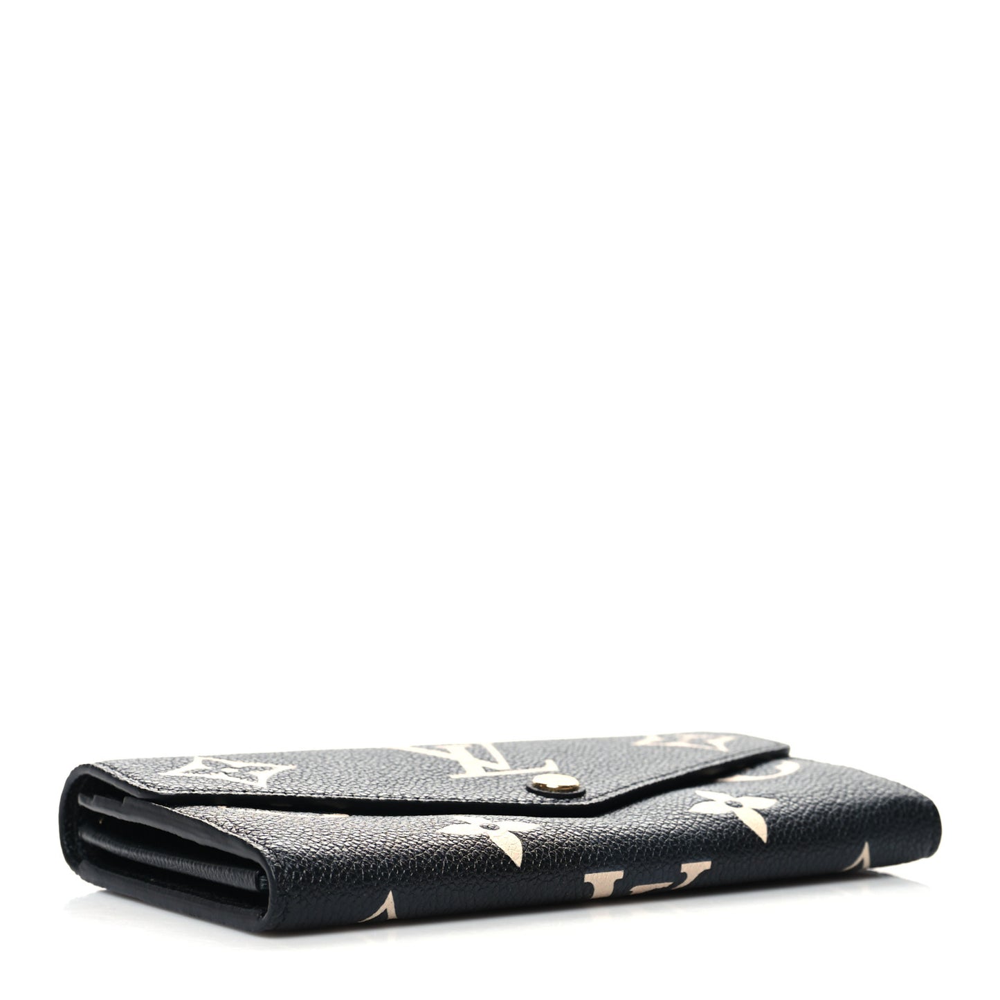 Monogram Empreinte Giant Sarah Wallet Black Beige