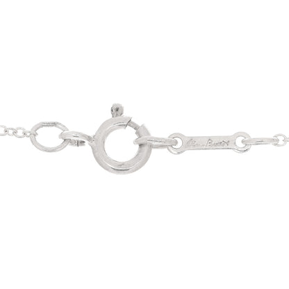 Tiffany Sterling Silver 12mm Elsa Peretti Cross Pendant Necklace 4 of 5
