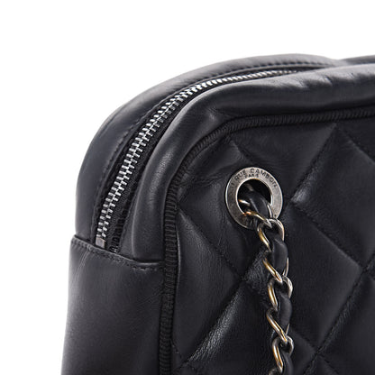 Chanel Calfskin Quilted Small Ballerine Camera Case Black 14 of 19