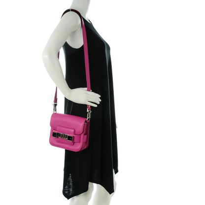 Proenza Schouler Smooth Calfskin Tiny PS11 Classic Shoulder Bag Fuxia 2 of 8