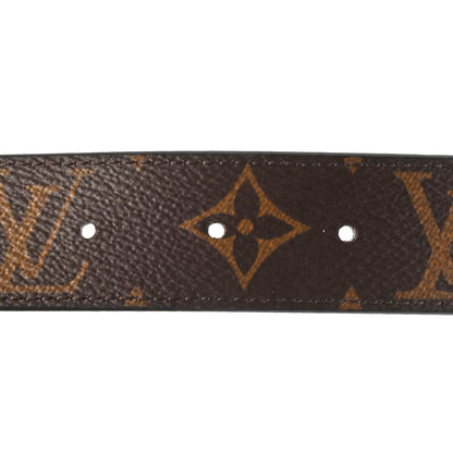 Louis Vuitton Calfskin Monogram 30mm LV Initiales Reversible Belt 75 30 Black 5 of 7