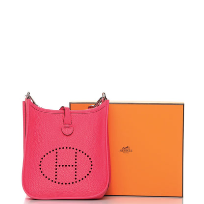 Hermes Taurillon Clemence Evelyne TPM Rose Extreme 8 of 8