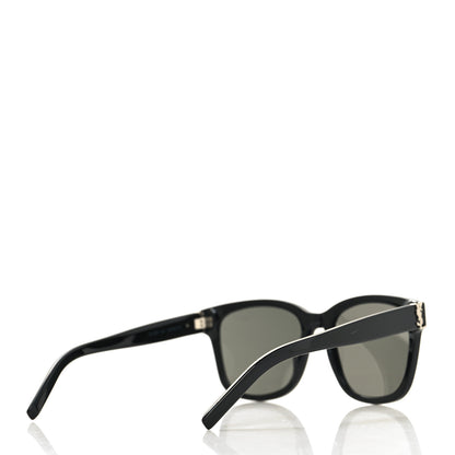 Saint Laurent Acetate Square Sunglasses SL M68 Black 4 of 8