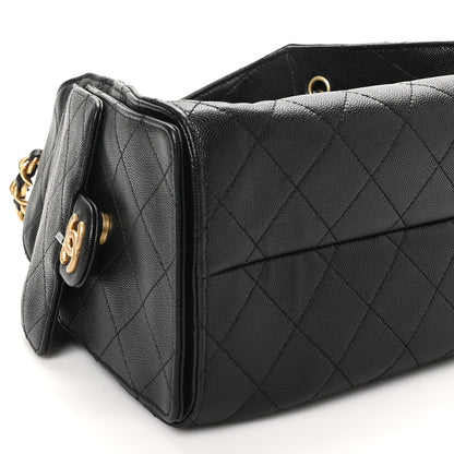 Chanel Caviar Quilted Small Chanel 25 Handbag Black 9 of 11