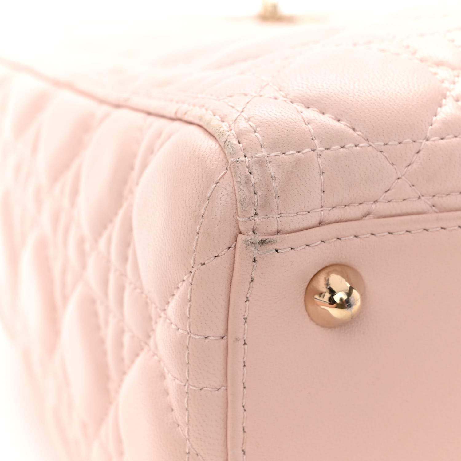 Christian Dior Lambskin Cannage Large Lady Dior Light Pink 11 of 11