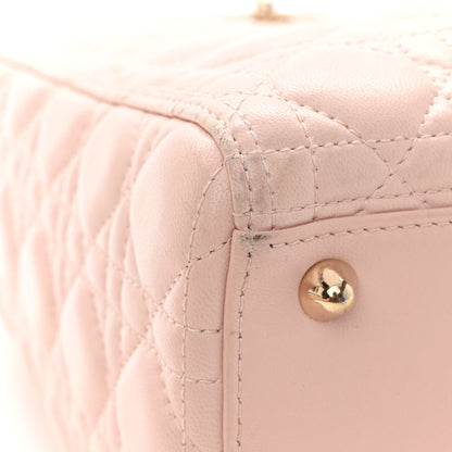 Christian Dior Lambskin Cannage Large Lady Dior Light Pink 11 of 11