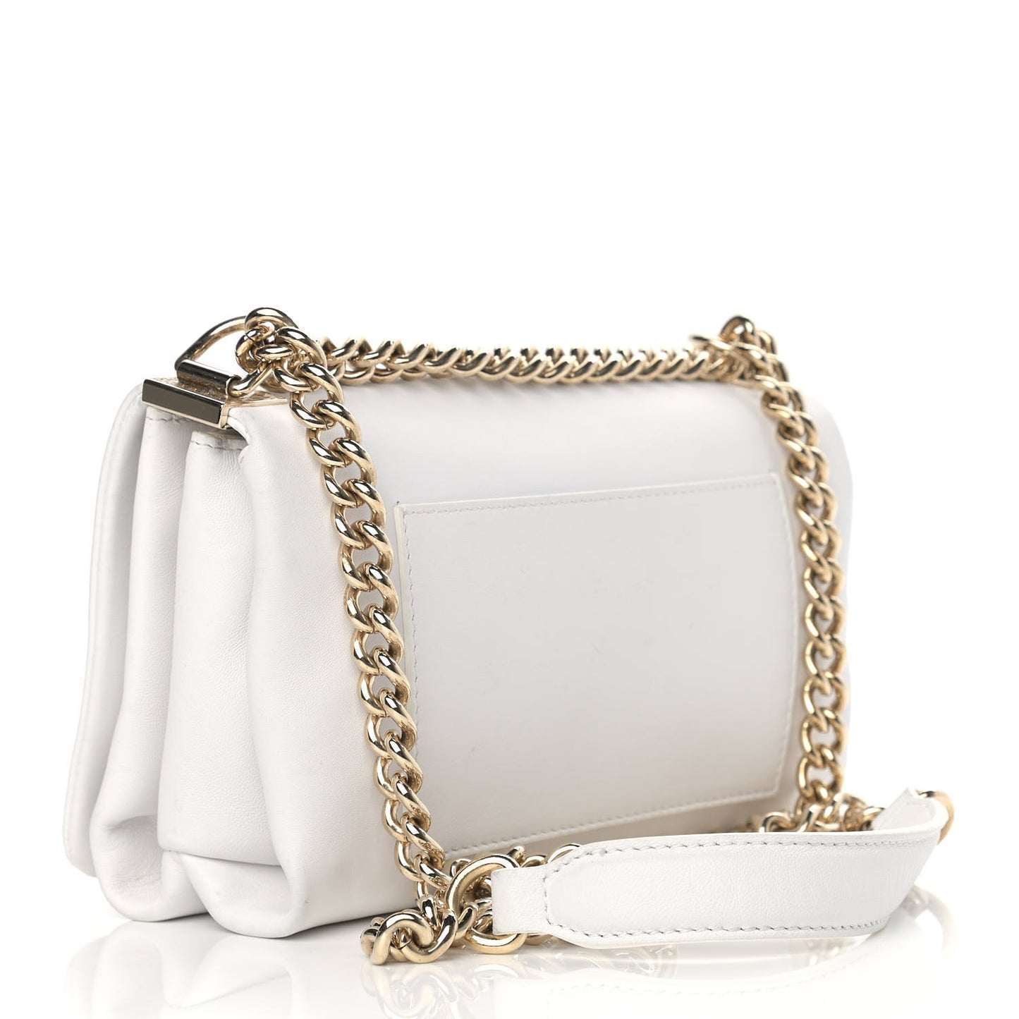 Nappa Palazzo Sultan Shoulder Bag White