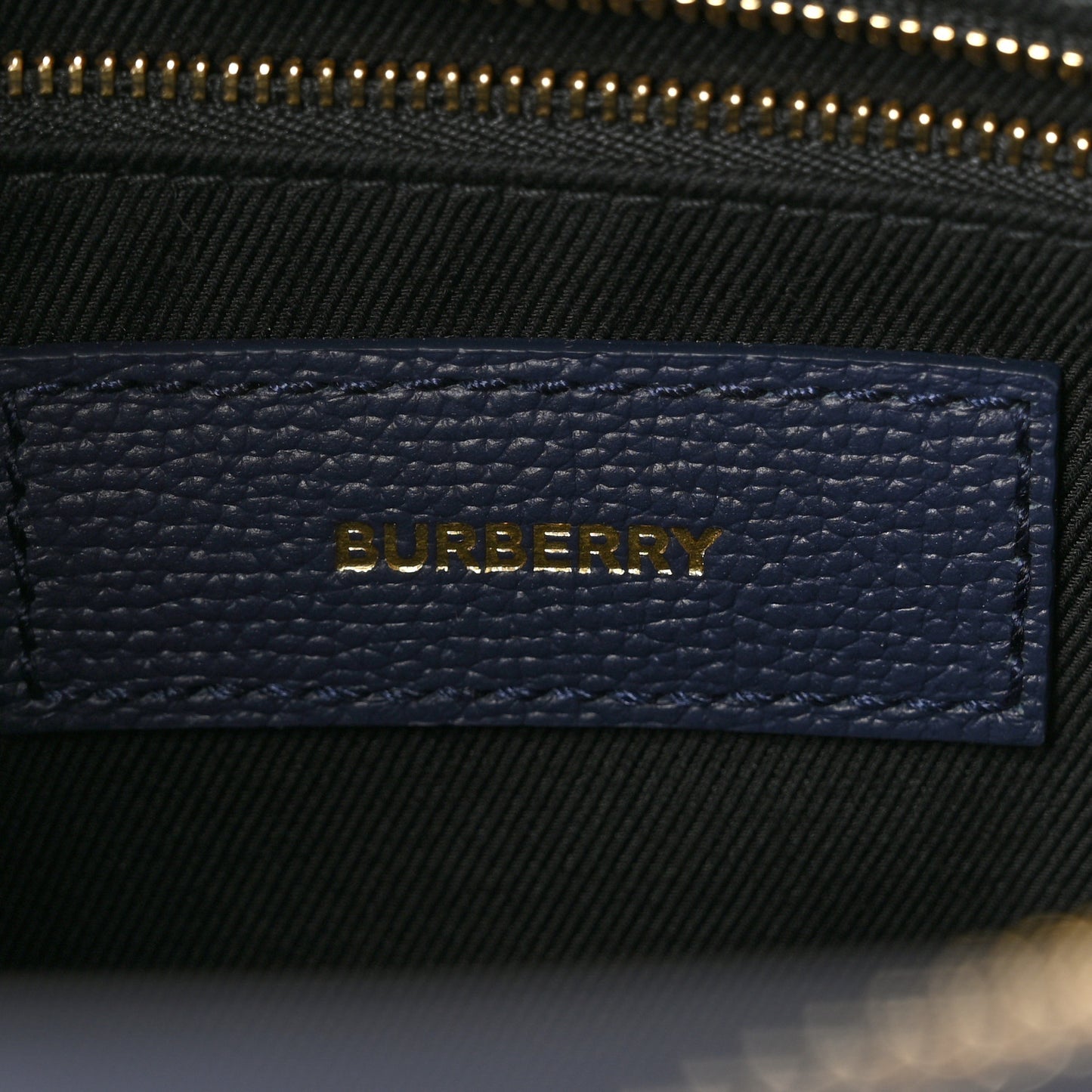 Derby Calfskin Vintage Check Medium Banner Tote Regency Blue