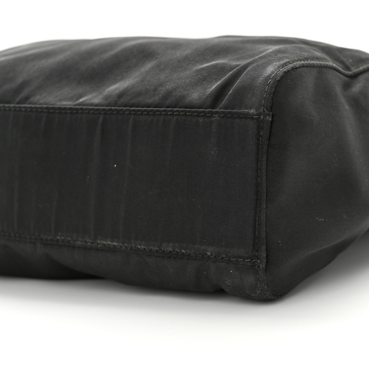 Prada Tessuto Nylon Chain Shoulder Bag Black 9 of 13