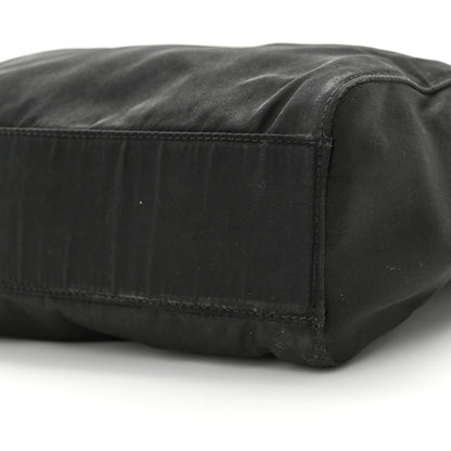 Prada Tessuto Nylon Chain Shoulder Bag Black 9 of 13