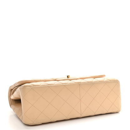 Chanel Lambskin Quilted Jumbo Double Flap Beige 3 of 10
