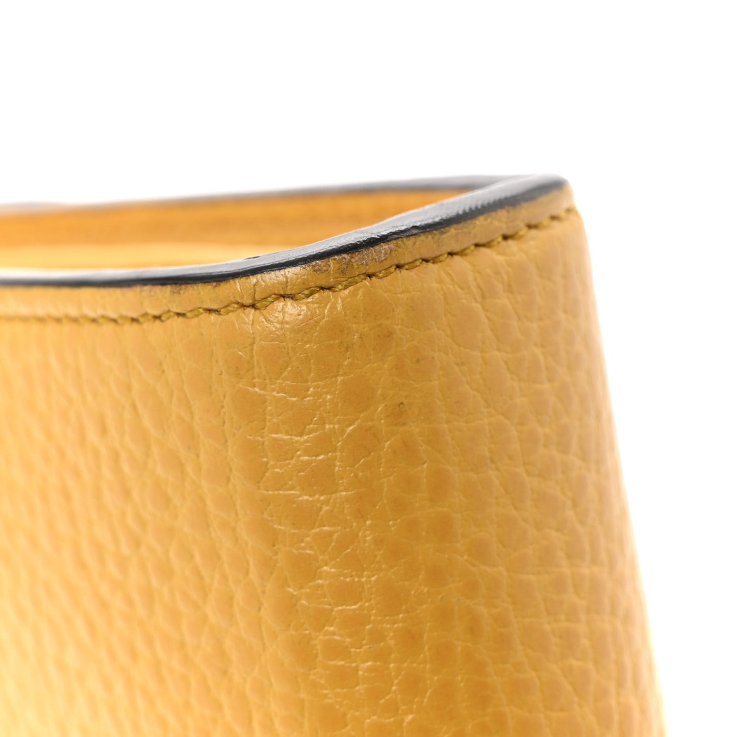 Calfskin Garden Dionysus Chain Wallet Yellow
