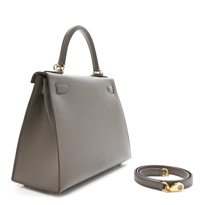 Hermes Epsom Kelly Sellier 28 Etain 3 of 10