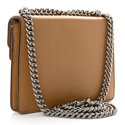 Gucci Dollar Calfskin Crystal Mini Dionysus Shoulder Bag Natural Tan Black Diamond 3 of 12