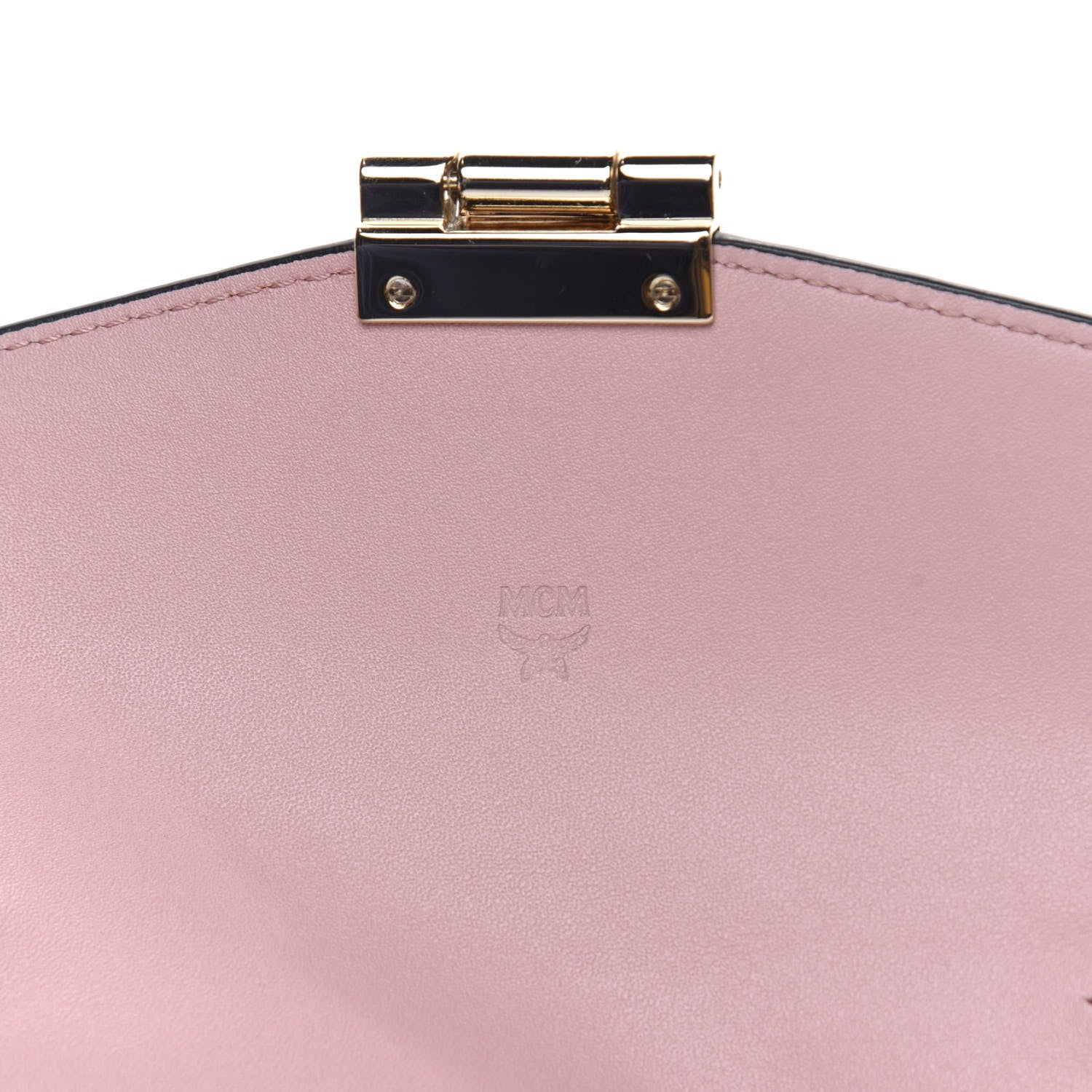 MCM Visetos Large Patricia Wallet On Chain Soft Pink 6 of 6