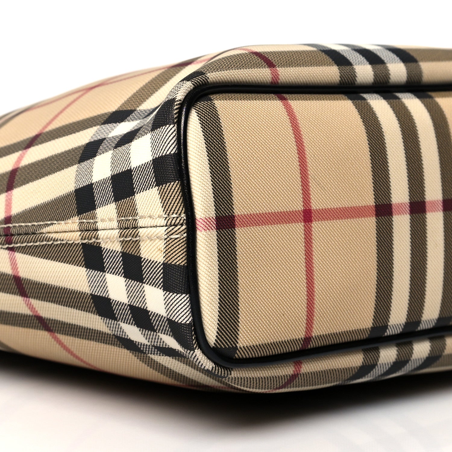 Burberry Vintage Check Shoulder Bag Black 8 of 12